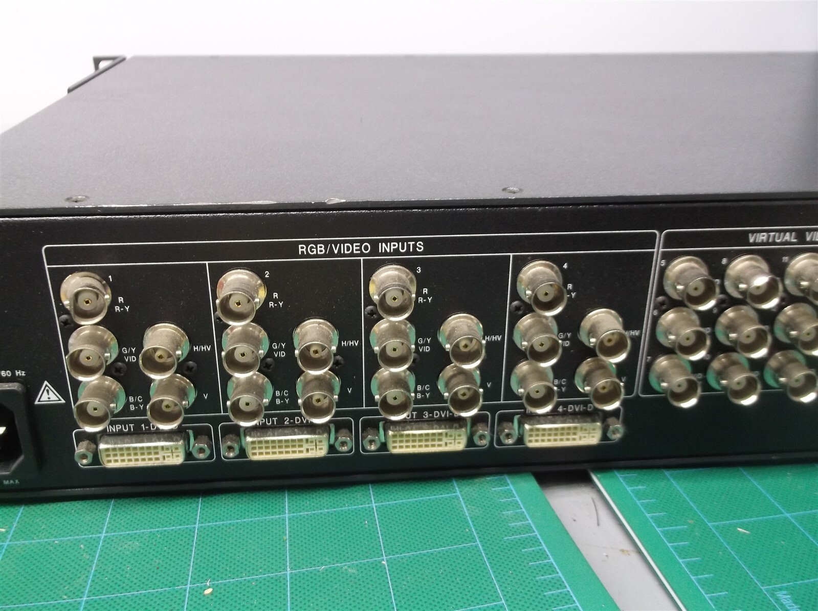 Extron MGP-462xi Multi-Graphic Processor loud fan bent connector missing button