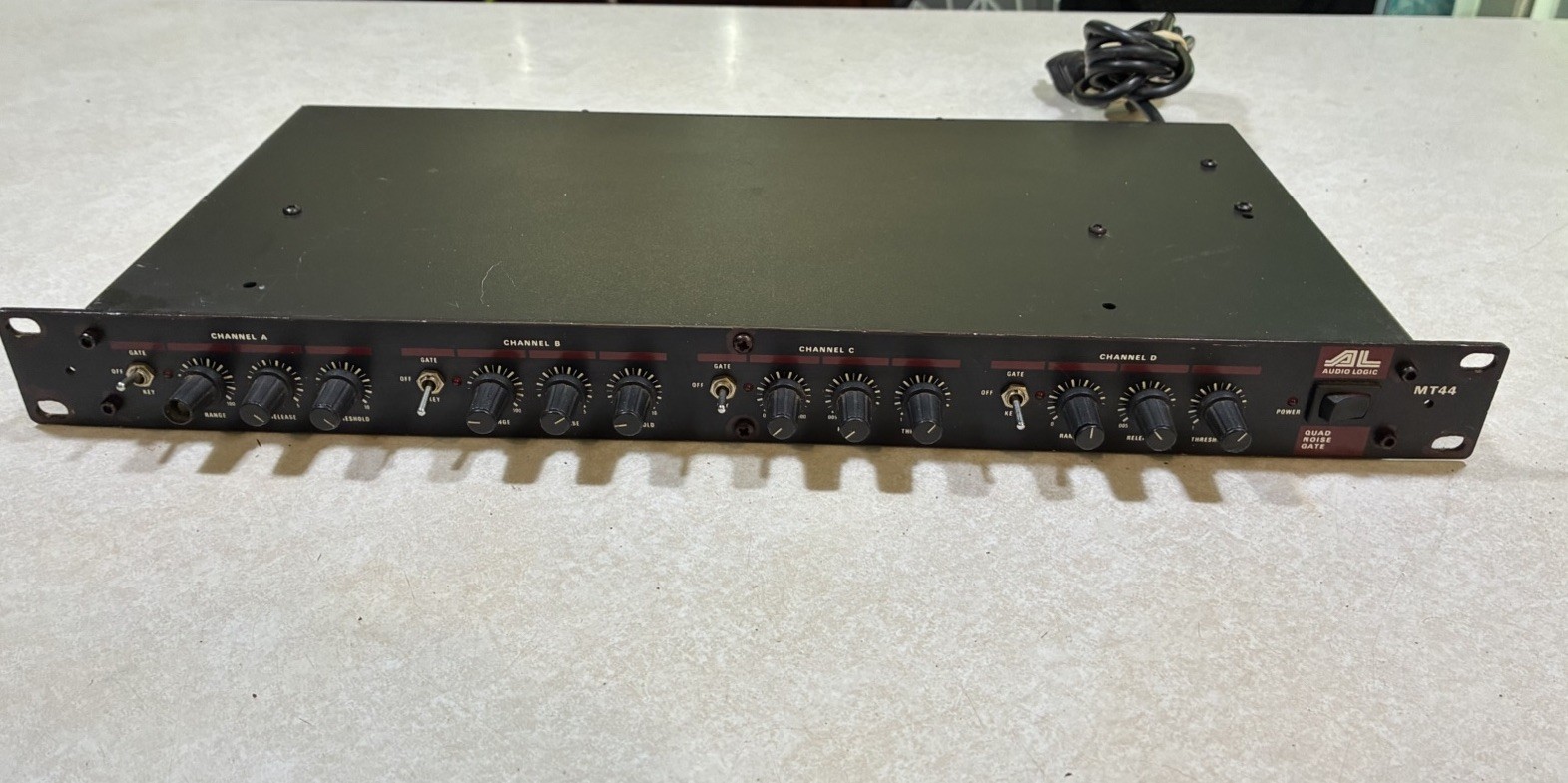 Audio Logic MT44 Quad Noise Gate Rack Unit – WORKS