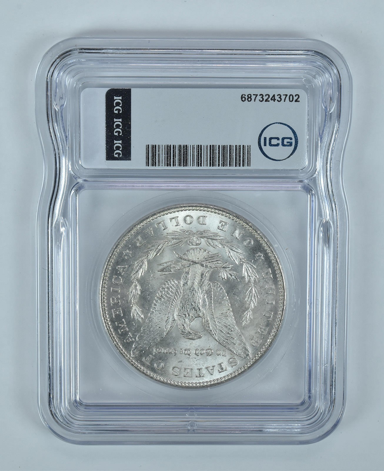1896 Morgan Silver Dollar MS64 ICG