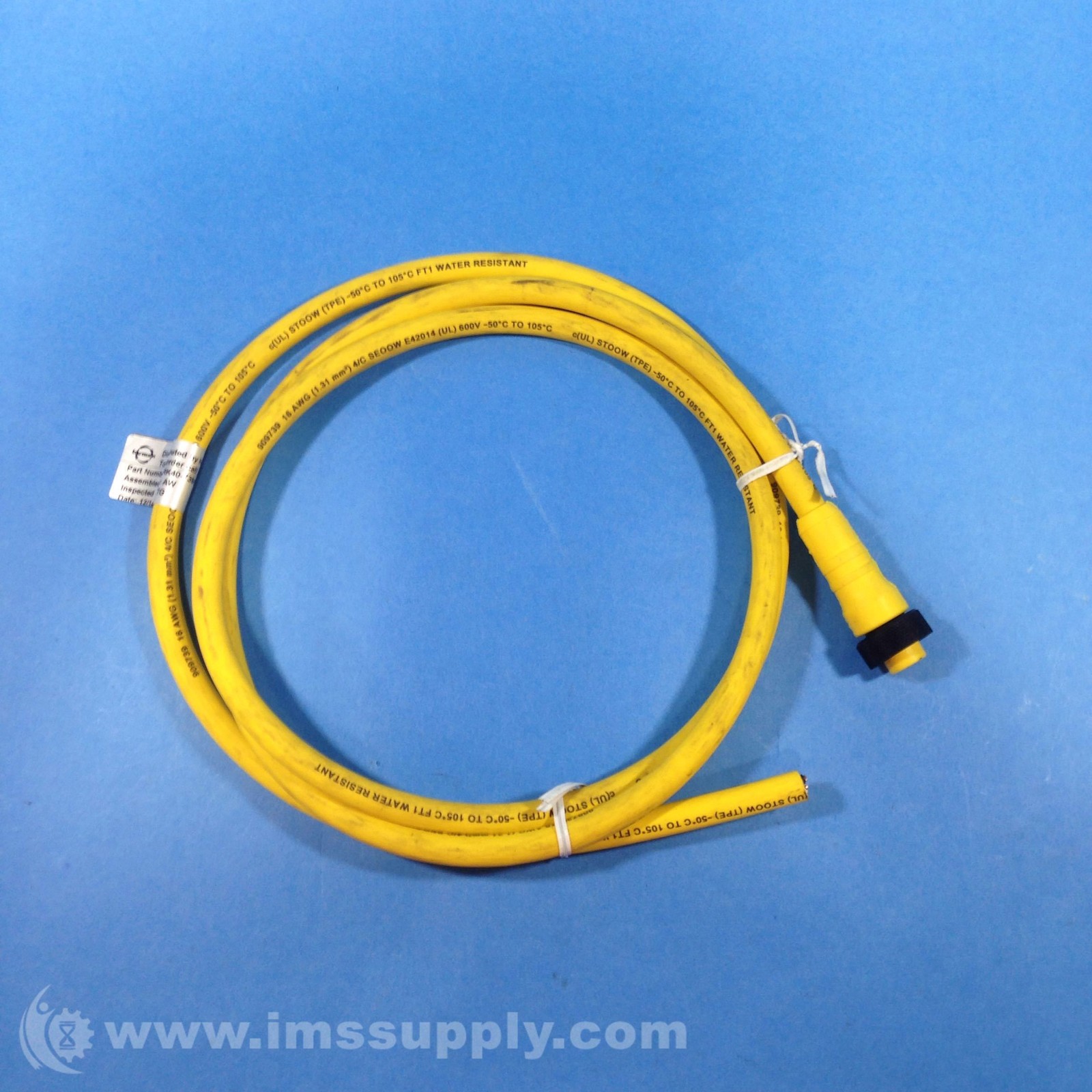 Lumberg RK-40-739/6F Cordset Straight Female Connector 4 Pole USIP