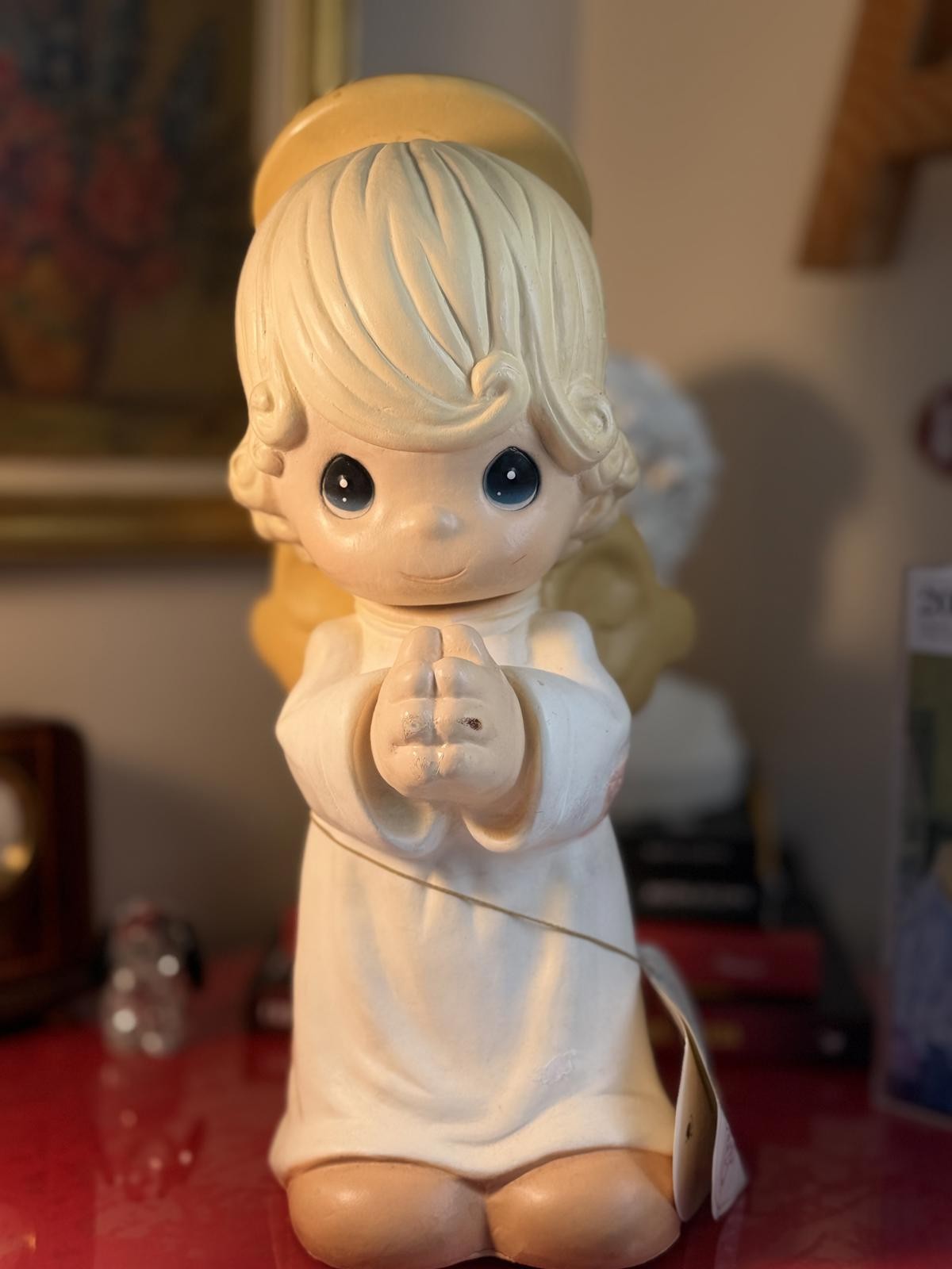 Large Precious Moments Girl Angel Figurine 1998 13”-2701 Licensee Univ Statuary