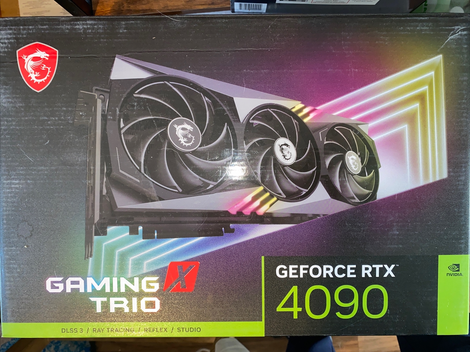MSI RTX 4090 GAMING X TRIO GPU (No Core & VRAM, for parts) With Box