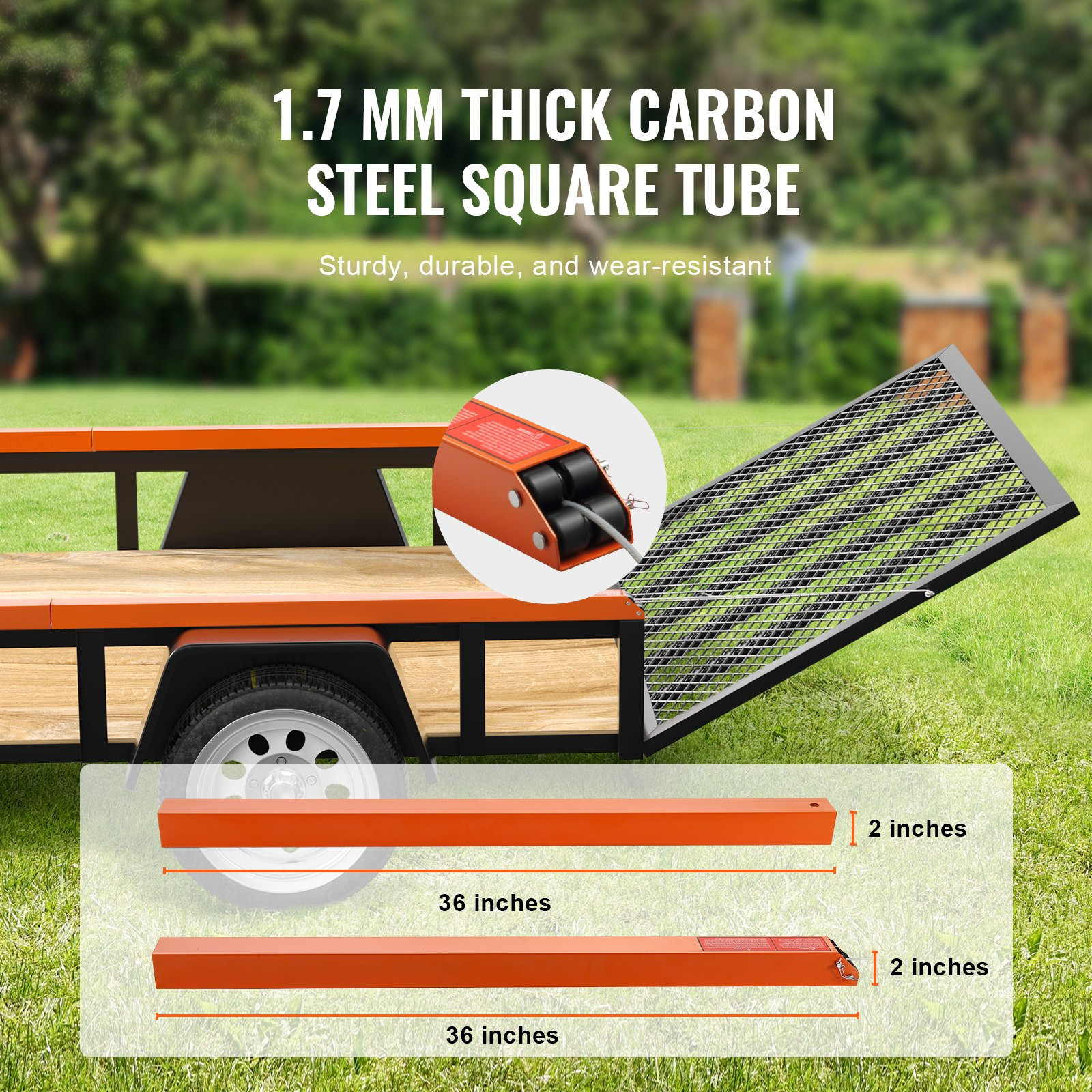 2-Sided Trailer Tailgate Lift Assist | 360 lbs Load Capacity - Effortless Liftin