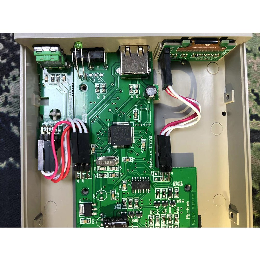 AT32F435 MCU Floppy Drive Emulator with Rotary Encoder OLED Display FlashFloppy