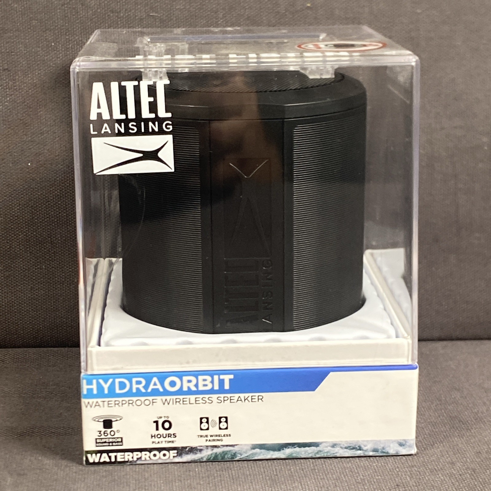 HydraOrbit Water, Everything Proof Bluetooth Speaker Altec Lansing Black