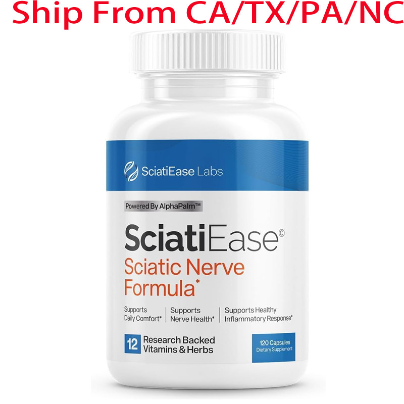 1-3 Bottles SciatiEase Labs Sciati Ease Sciatic Nerve Formula 120 Cap ! Exp 2028