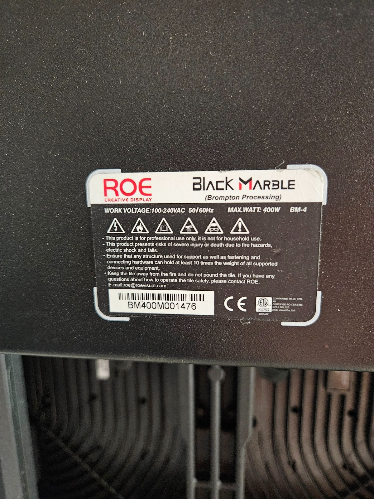 ROE BM4 LED FLOOR PANEL