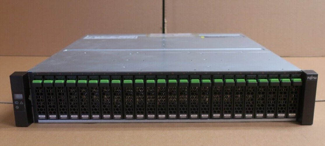 Fujitsu Eternus DX1/200 S3 2.5" DE Drive Enclosure + 24x 1.2TB 10K HDD 2x IOM12G