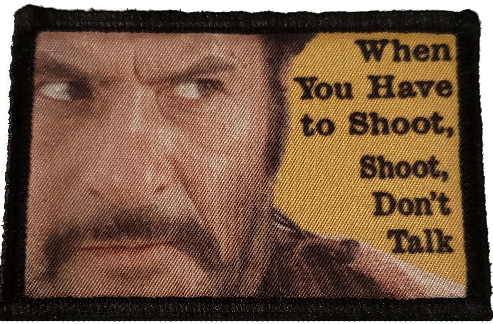 Tuco Ramirez "Shoot"  Morale Patch Tactical Military Army Funny USA Flag Badge
