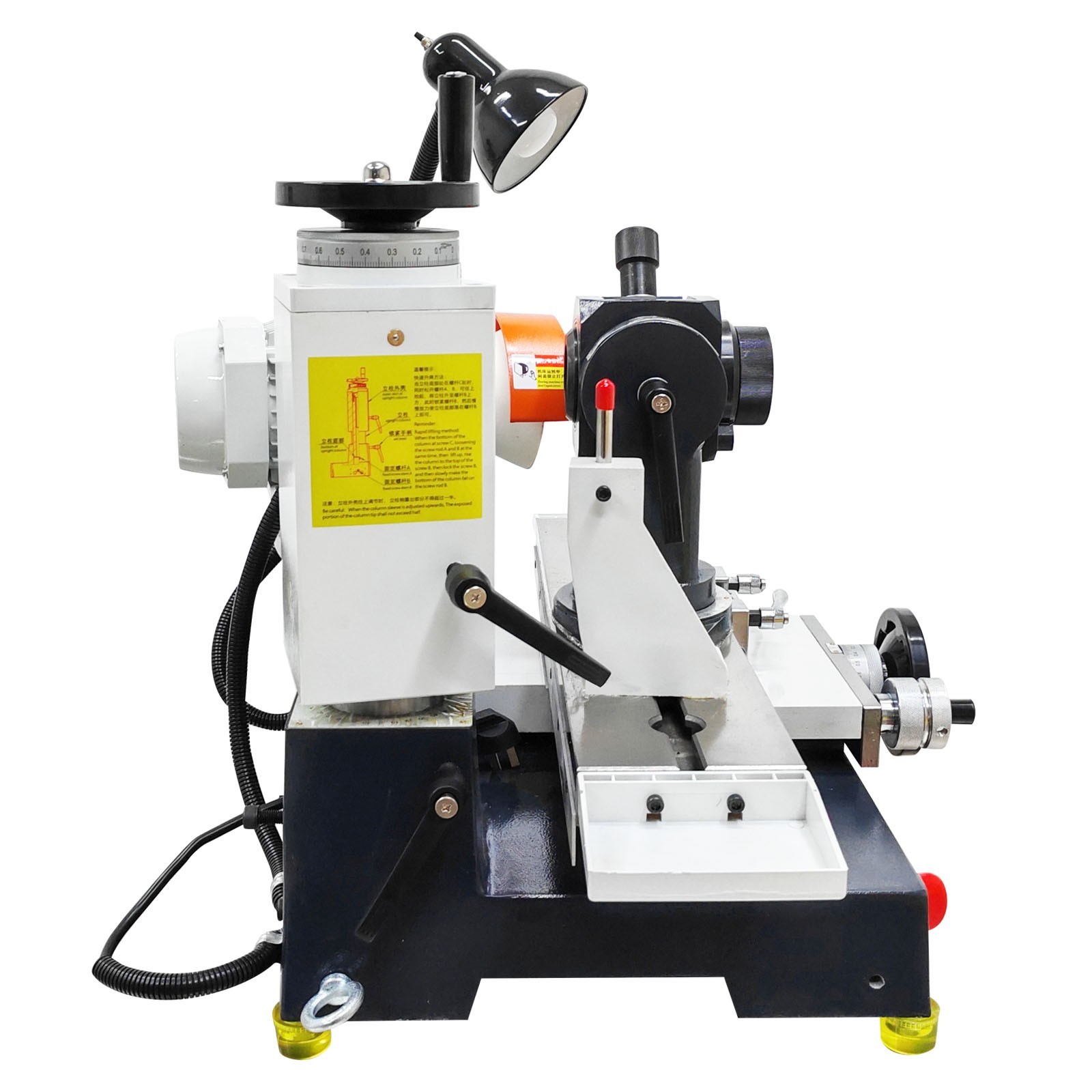 220V Universal Tool Grinding Machine Sharpener w/50Q Gun Drill Sharpening Tool