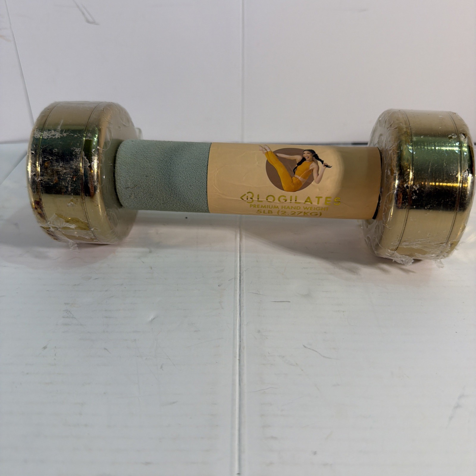 Blogilates Dumbbell Gold 5lb Weight Gold Hard to Find Rare
