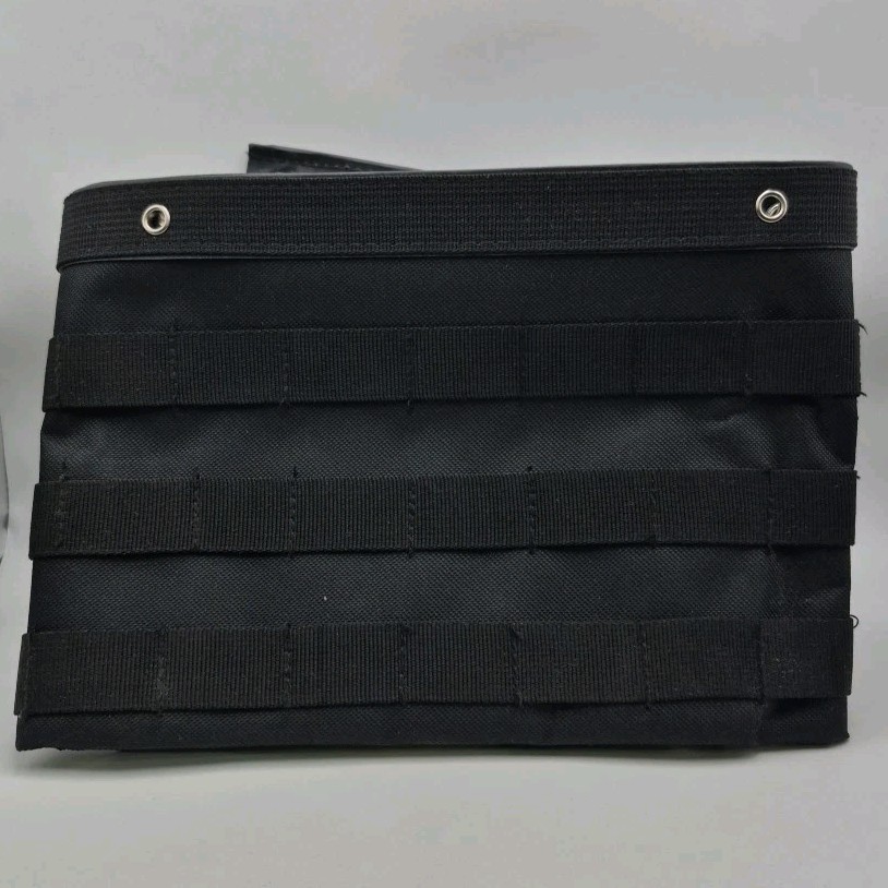 Molle Panel Wall Black 29in × 14.5in  Steel Grommets