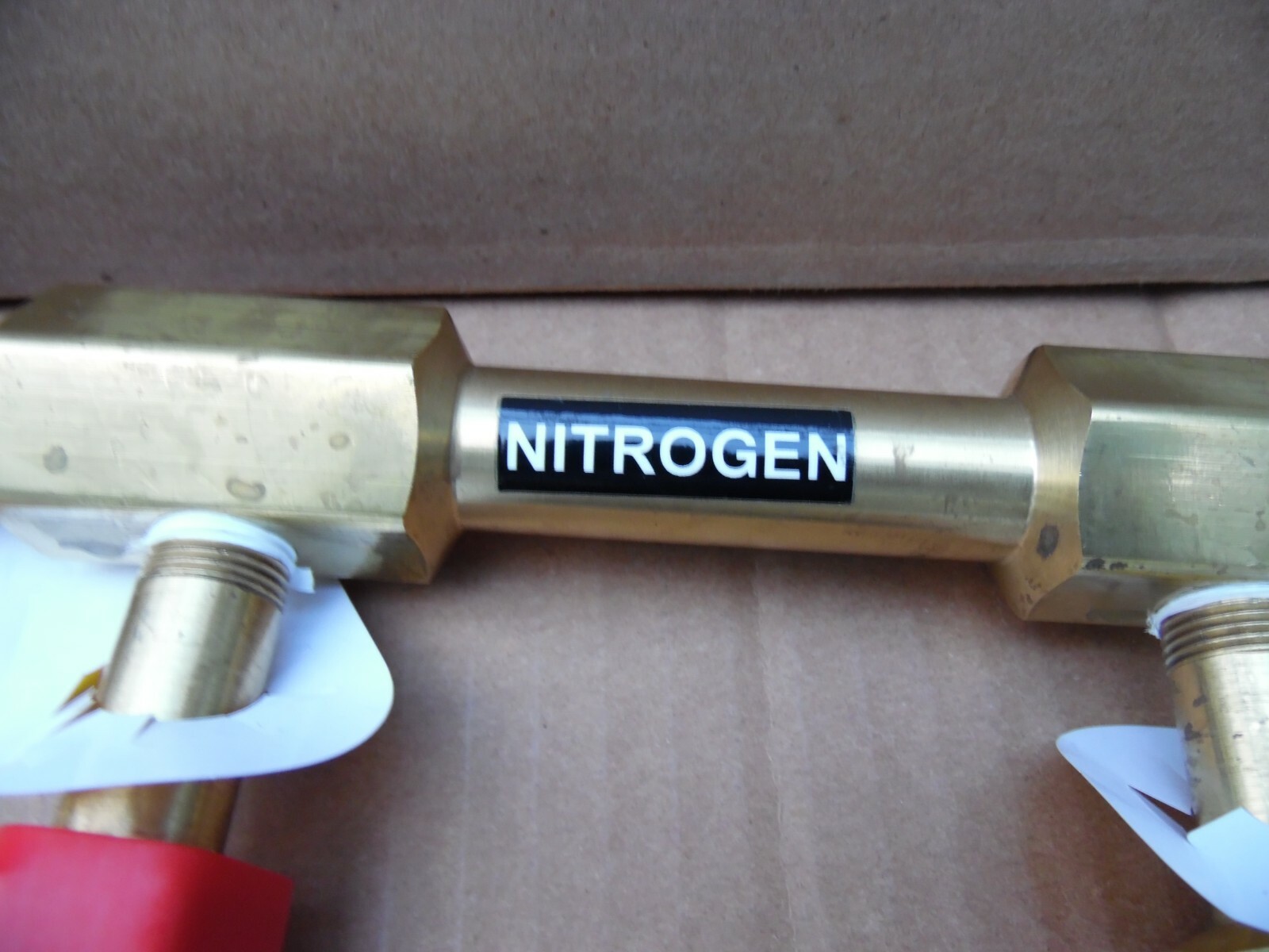 Rego Nitrogen Pressurized Gas Header 2 Outlet Valve Distribution System 136002