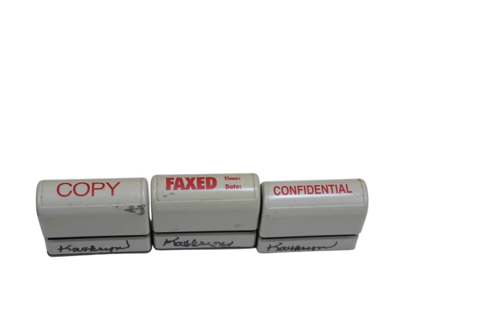Lot Stamp Ever Stamps Faxed Copy Confidential Vintage 92386