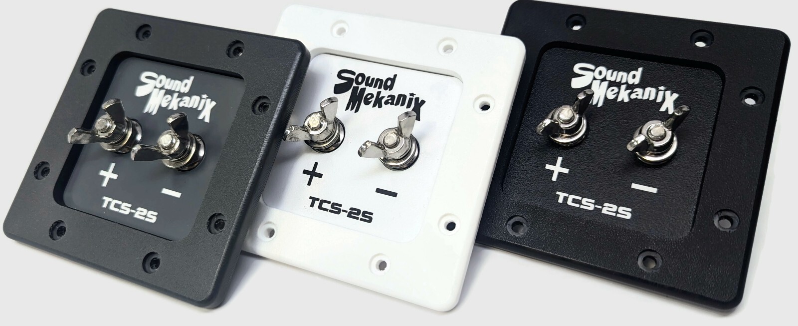 Square Subwoofer Speaker Box Terminal Cup, Single Input - TCS-2S