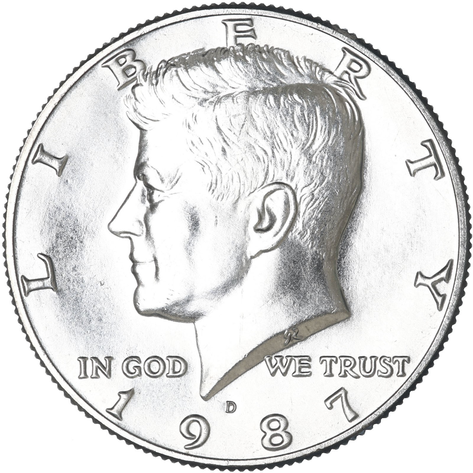 1987 D Kennedy Half Dollar CN-Clad Choice BU US Coin