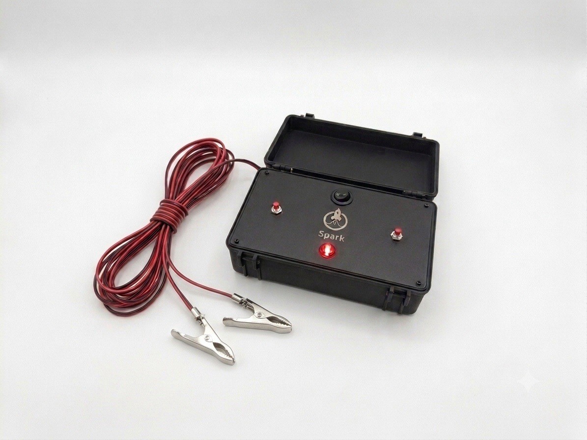 Spark 12V Model Rocket Launch Controller Water Resistant Rechargeable