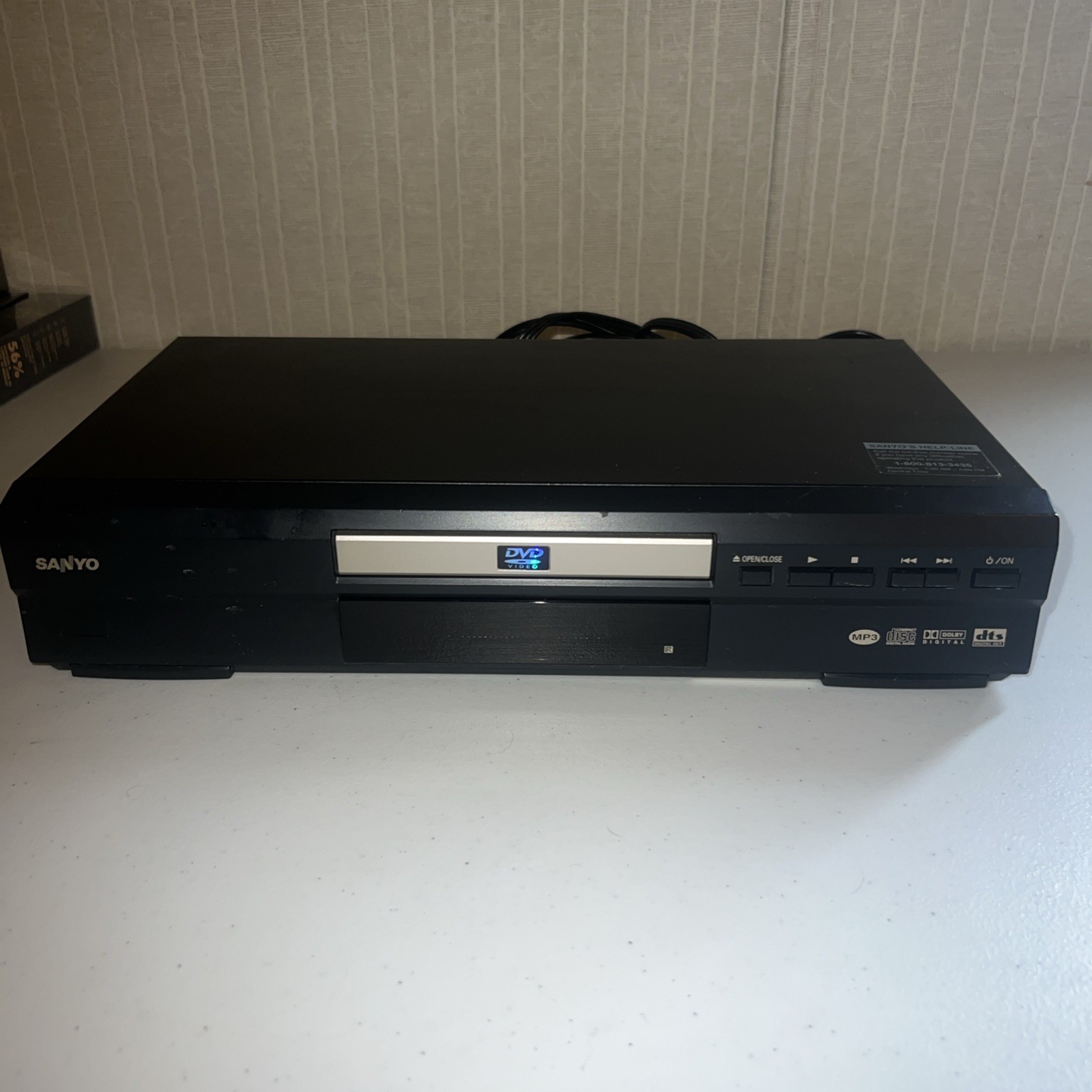 Sanyo DVD Player DWM-270 TESTED WORKS NO REMOTE