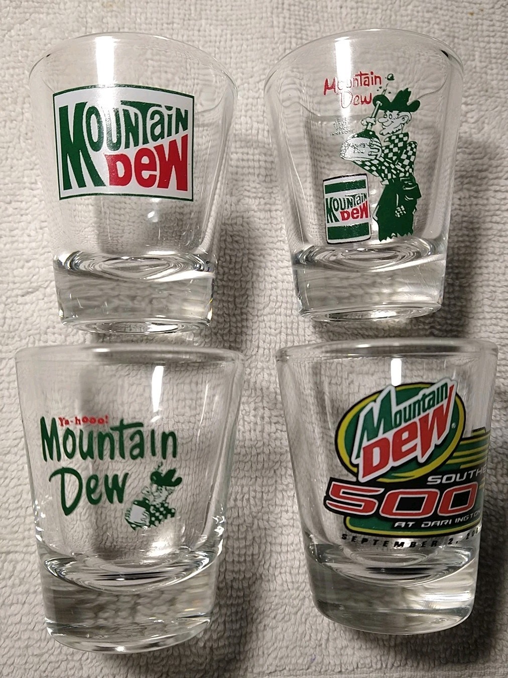 Mountain Dew* set of 4 Shot Glasses