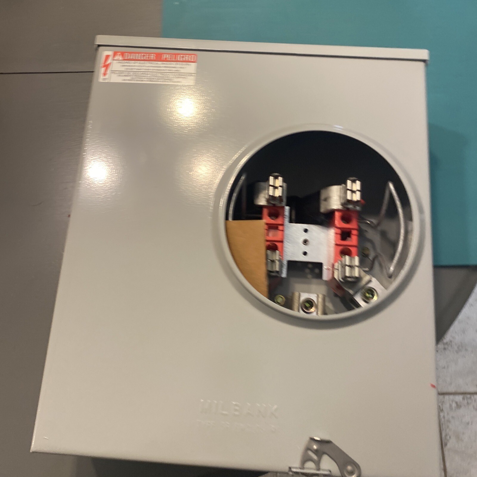 Millbank U1980-XTL-CAPL Multi Position Meter Socket 200 Amp 4 Terminal 600 Vac