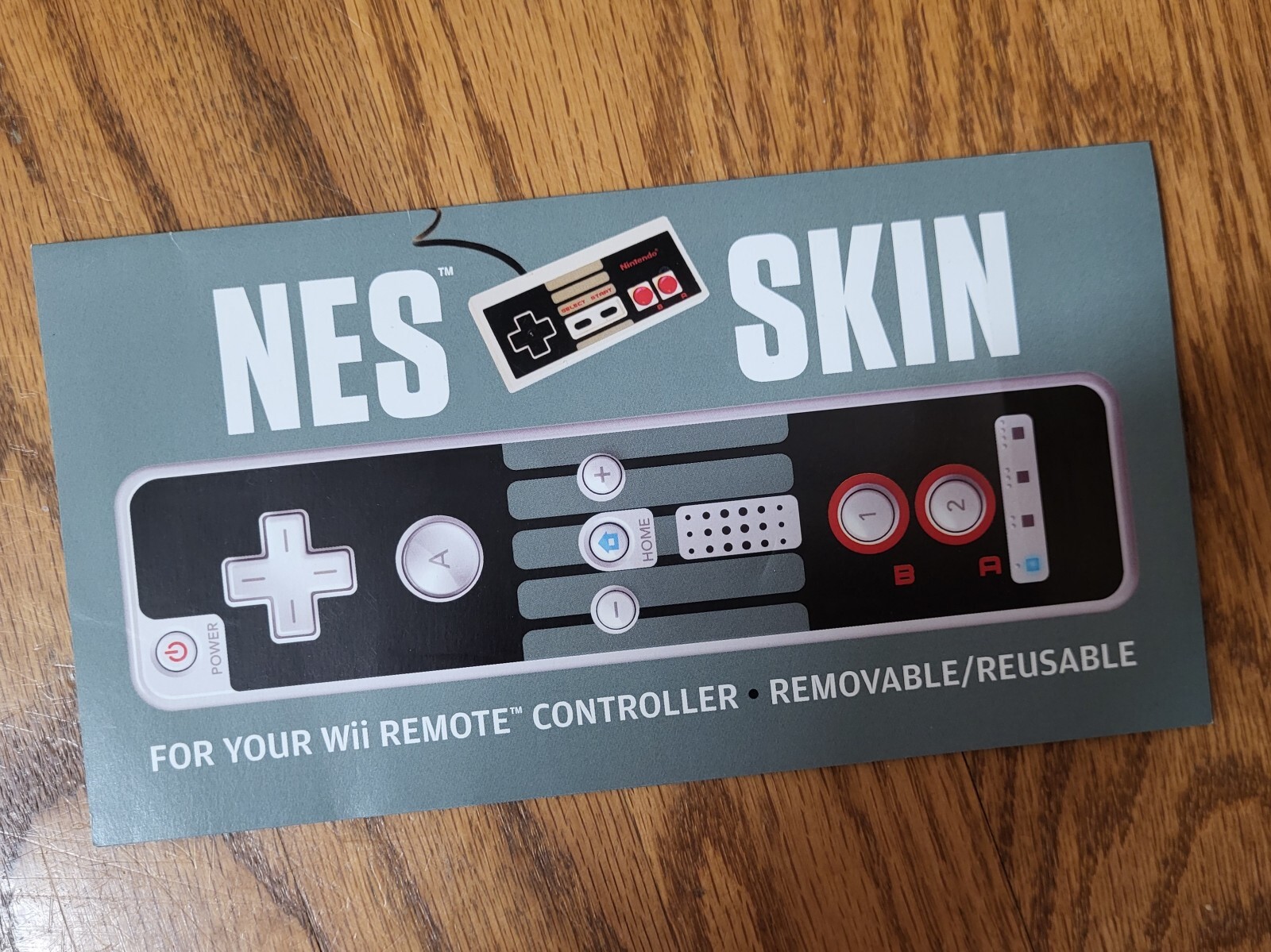 NEW Nintendo Power Nintendo Wii Remote NES Style 2010 Controller Skin Sticker