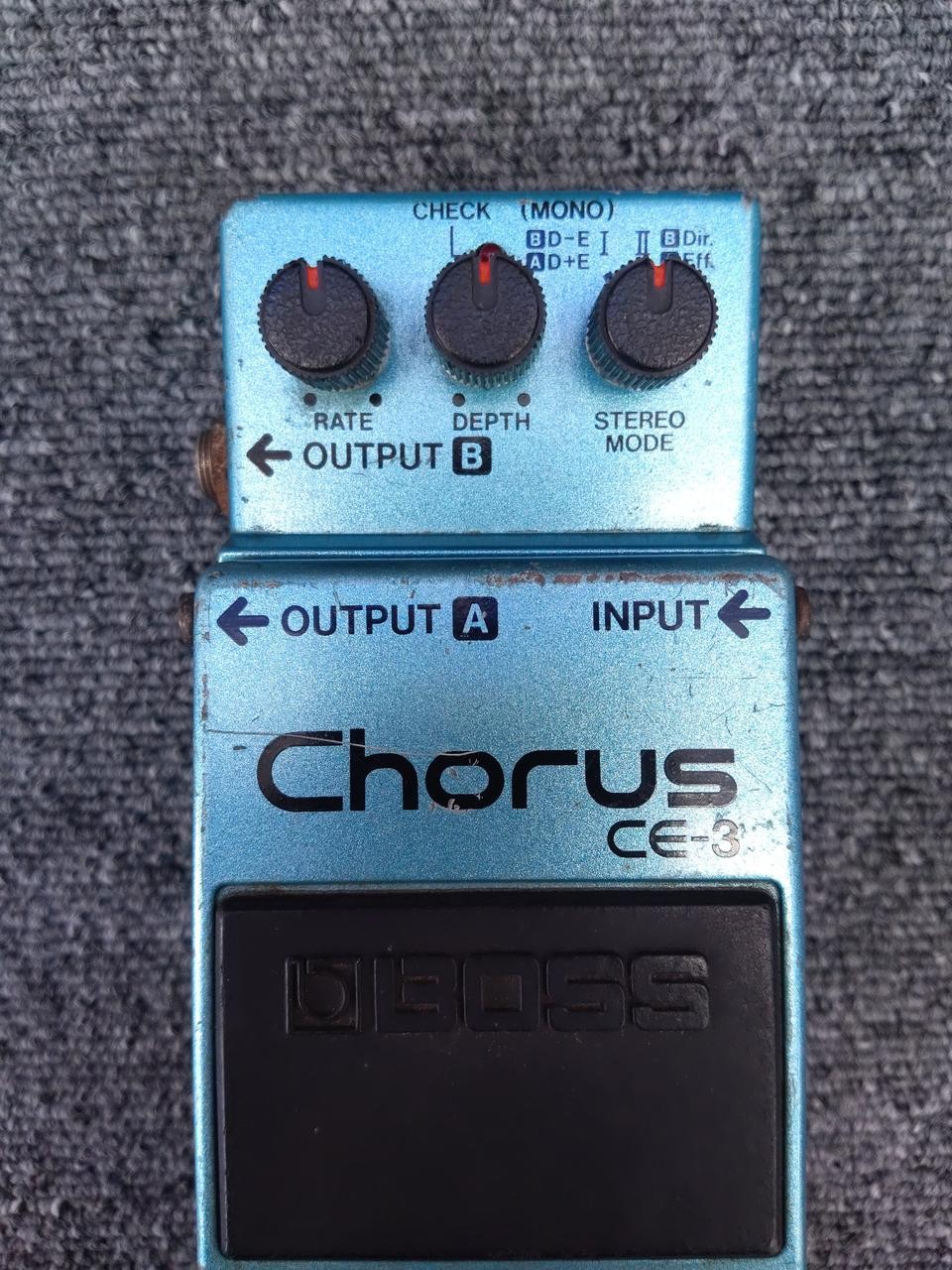 Boss CE 3 Effect Pedal Used Guitar Chorus Tremolo Timepiece Ready to Use