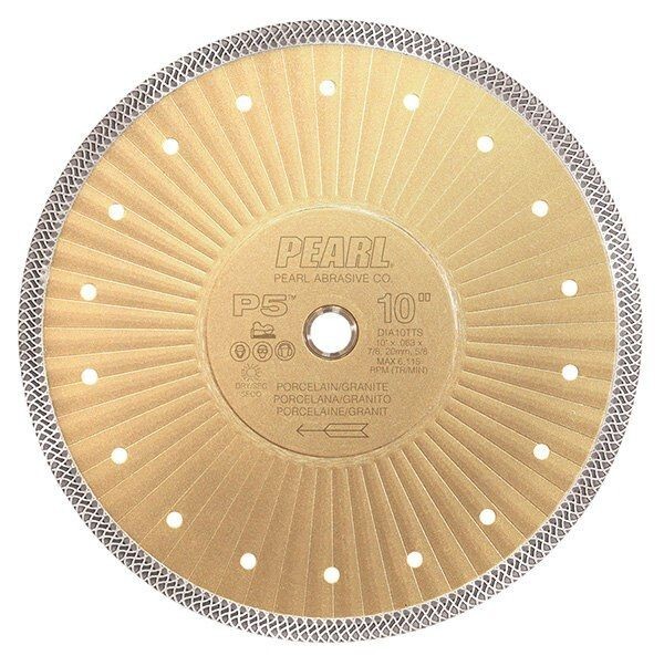 Pearl Abrasive P5 Thin Turbo Mesh Blade 10"  DIA10TTS
