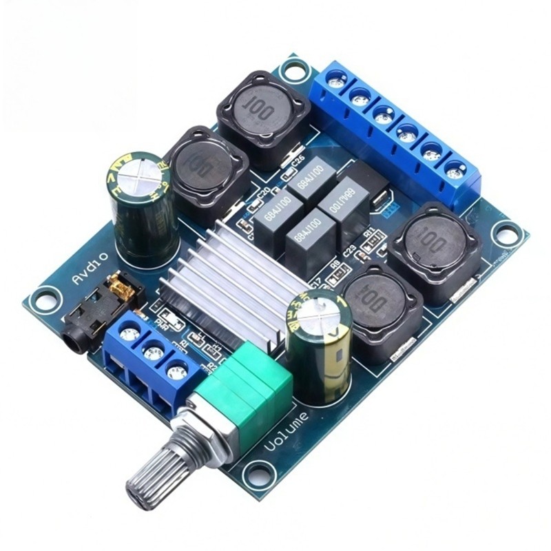 Advanced XY-502 2x50W Power Amplifier Module With Shortcircuits Protections