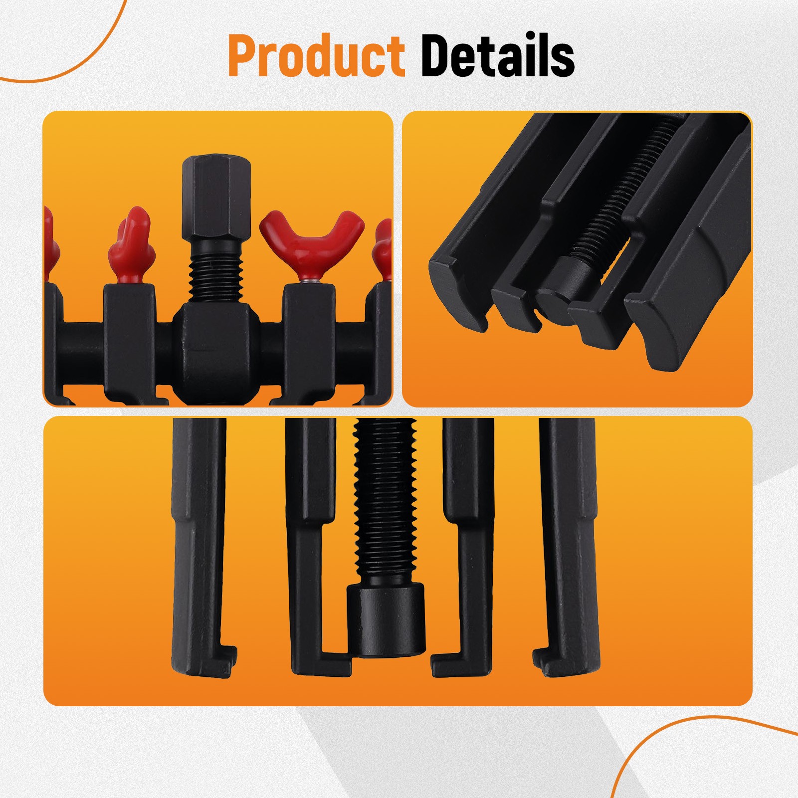 Steel Windshield Wiper Arm Puller Removal Tool Universal Car Repair Kit Black