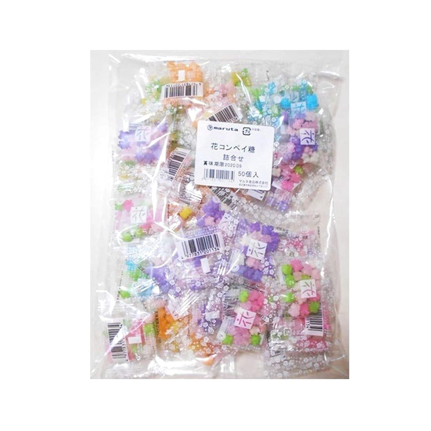 Konpeito, Hanatsume, Japanese Sugar Candy, 0.2Oz 50Count