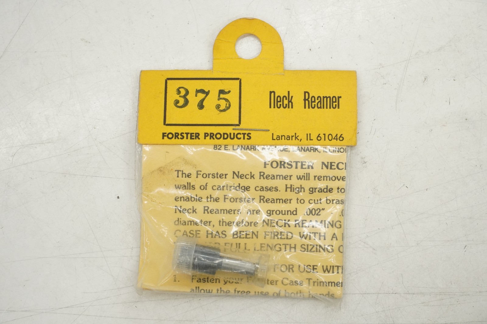 Forster Neck Reamer Size 375