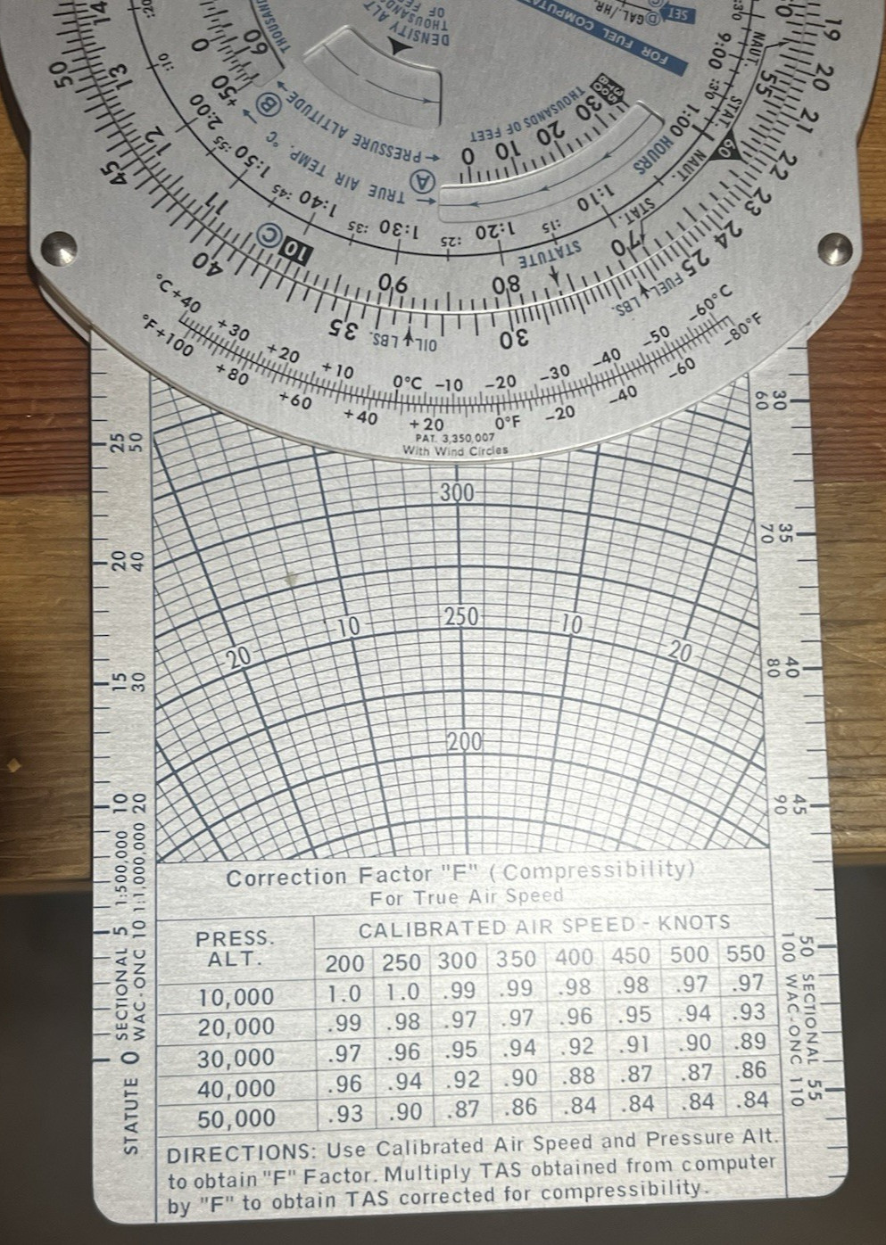 Jeppesen CSG-4A E6B Slide Graphic Aviation Flight Computer w/ Original Case