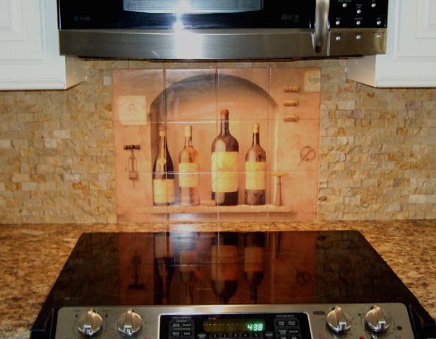 Mural Arc Ceramic Wine Decor Backsplash Tile #318