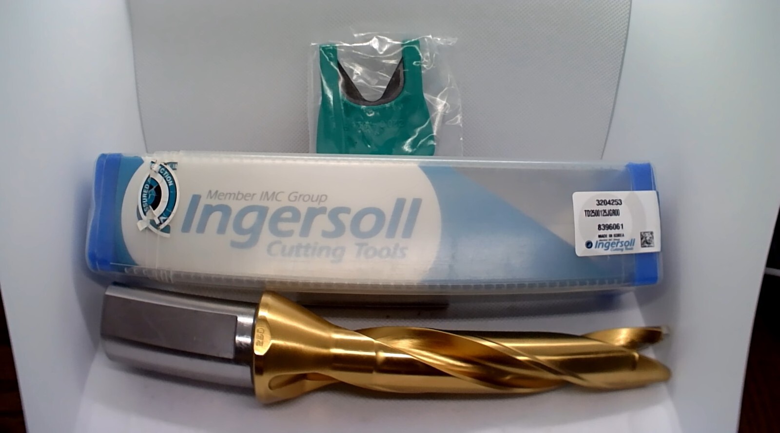 INGERSOLL CUTTING TOOLS TD2500125JGR00 Replaceable-Tip Drill: 25 to 25.9 mm Dia