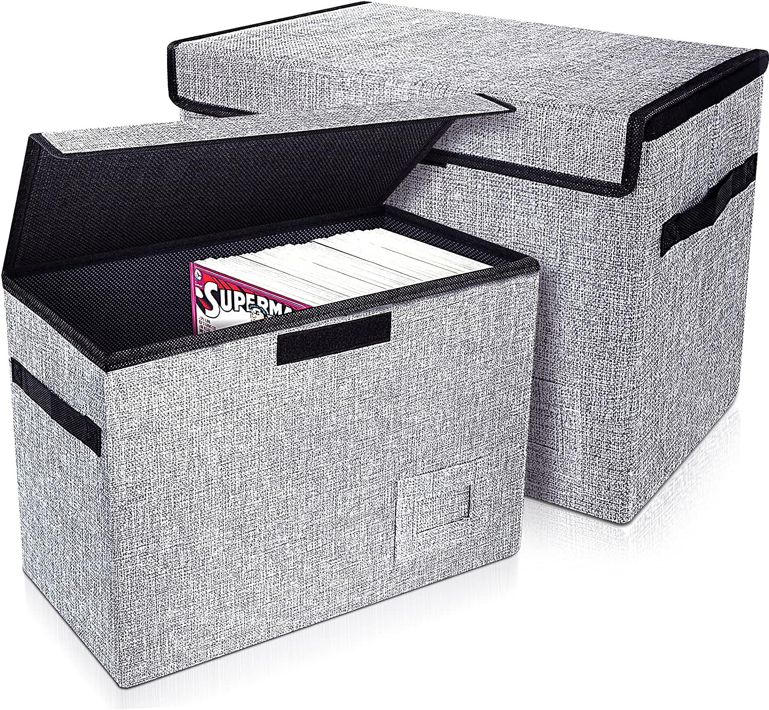 Comic Book Storage, Comic Book Box 15.5" X 7.5" X 11.3", Collapsible Comic Short