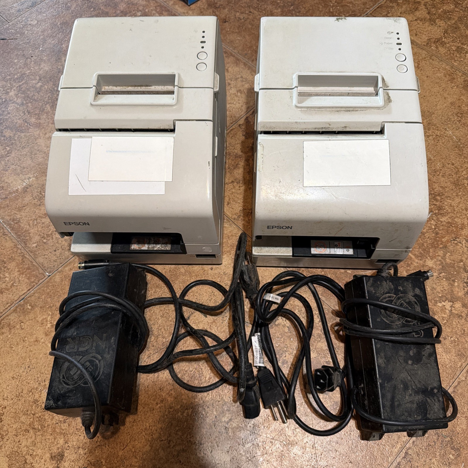 2 Lot Epson TM-H6000IV Point of Sale Receipt Printer POS M253A