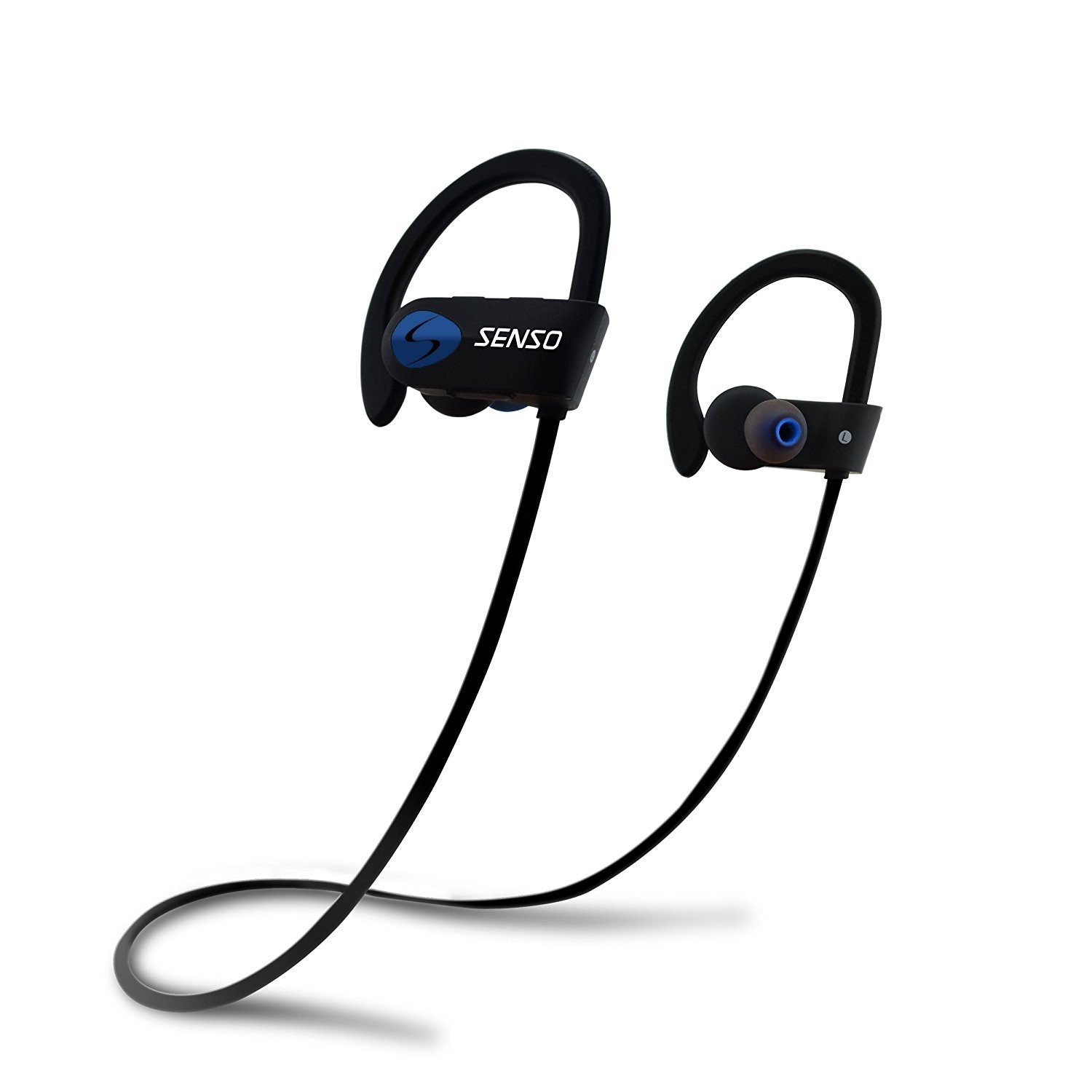 Bluetooth Sports Headphones Wireless Earbuds Mic IPX7 Waterproof Sweatproof Gym