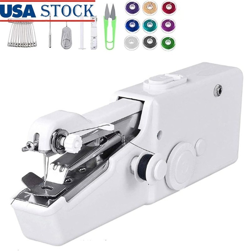 Handheld Sewing Machine Portable Mini Electric Complete Package DIY Projects New