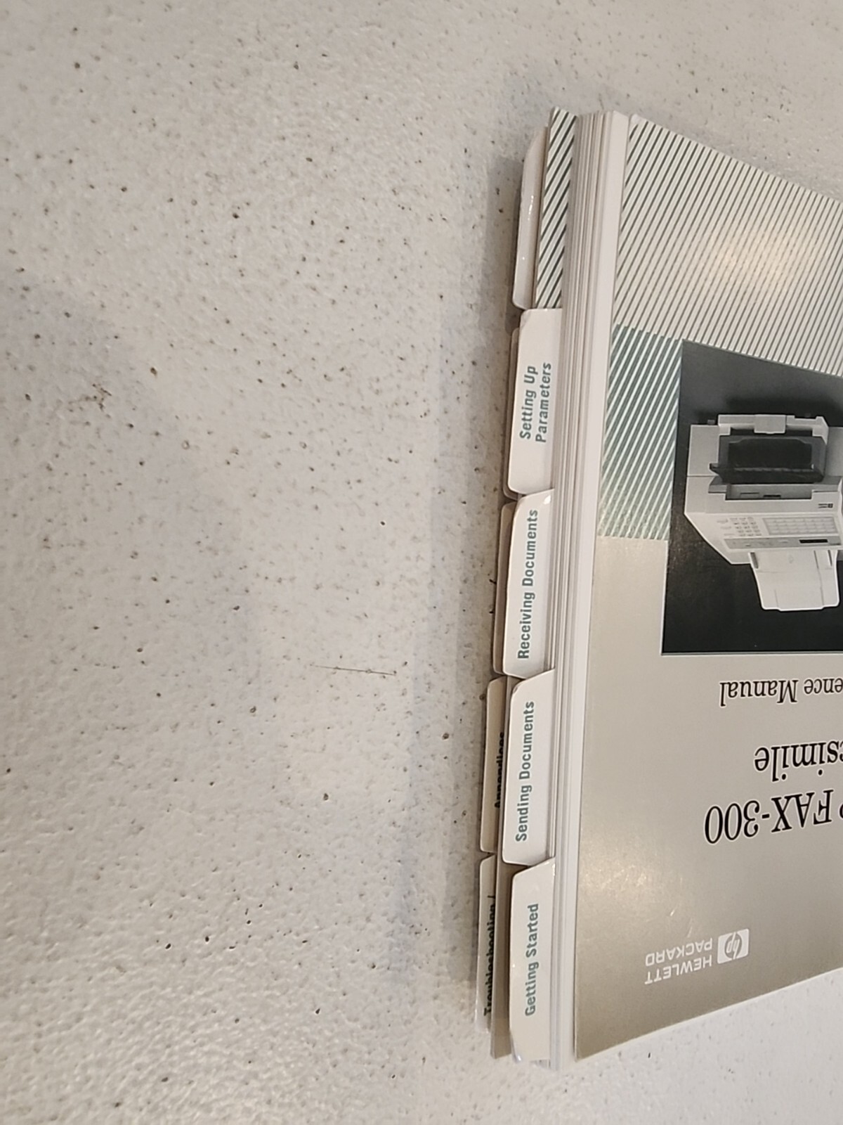HP FAX-300 Facsimile Machine Reference Manual & Setup Guide - MANUALS ONLY 1991