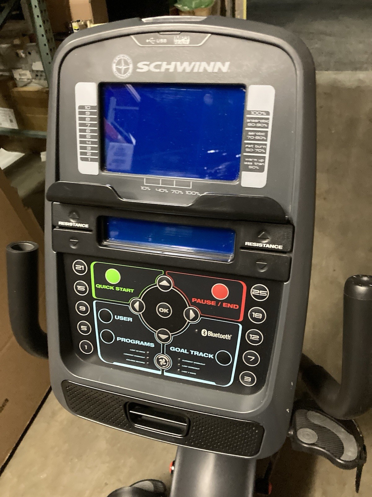 Exercise bike - Schwinn Fitness 270 Recumbent Bike - indoor, Floor Sample