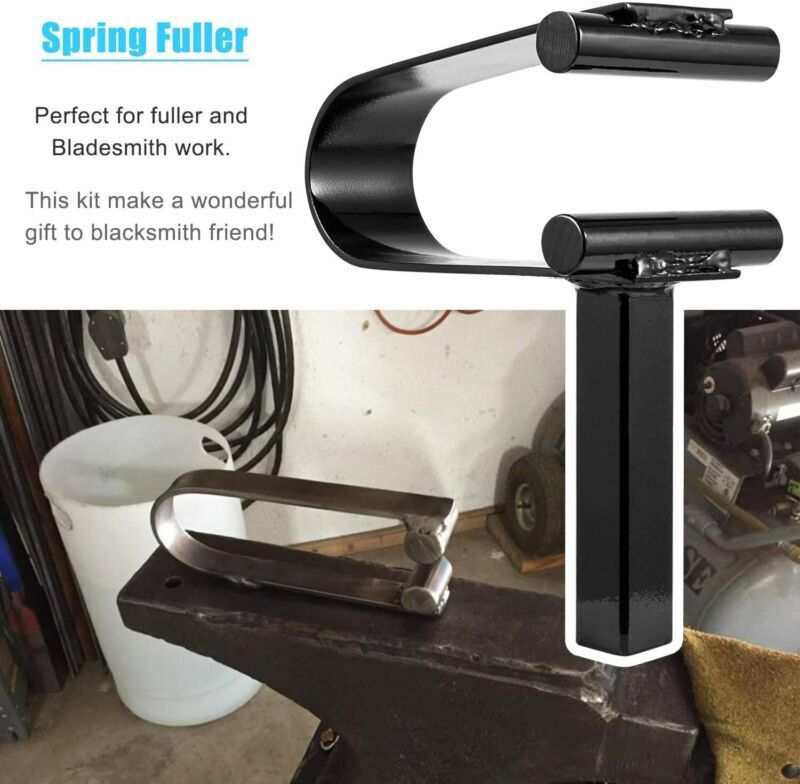 3/4" Hot Cut Creasing Stake Spring Fuller Tool for Blacksmith Anvil Forge