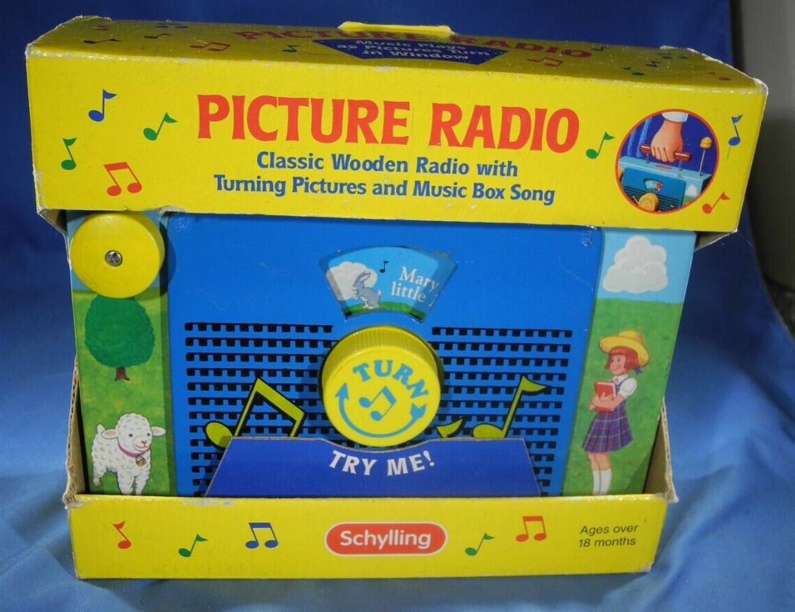 Schylling Pretend Radio Toy Plays "Mary has a Little Lamb Song" Song ( 2002 )