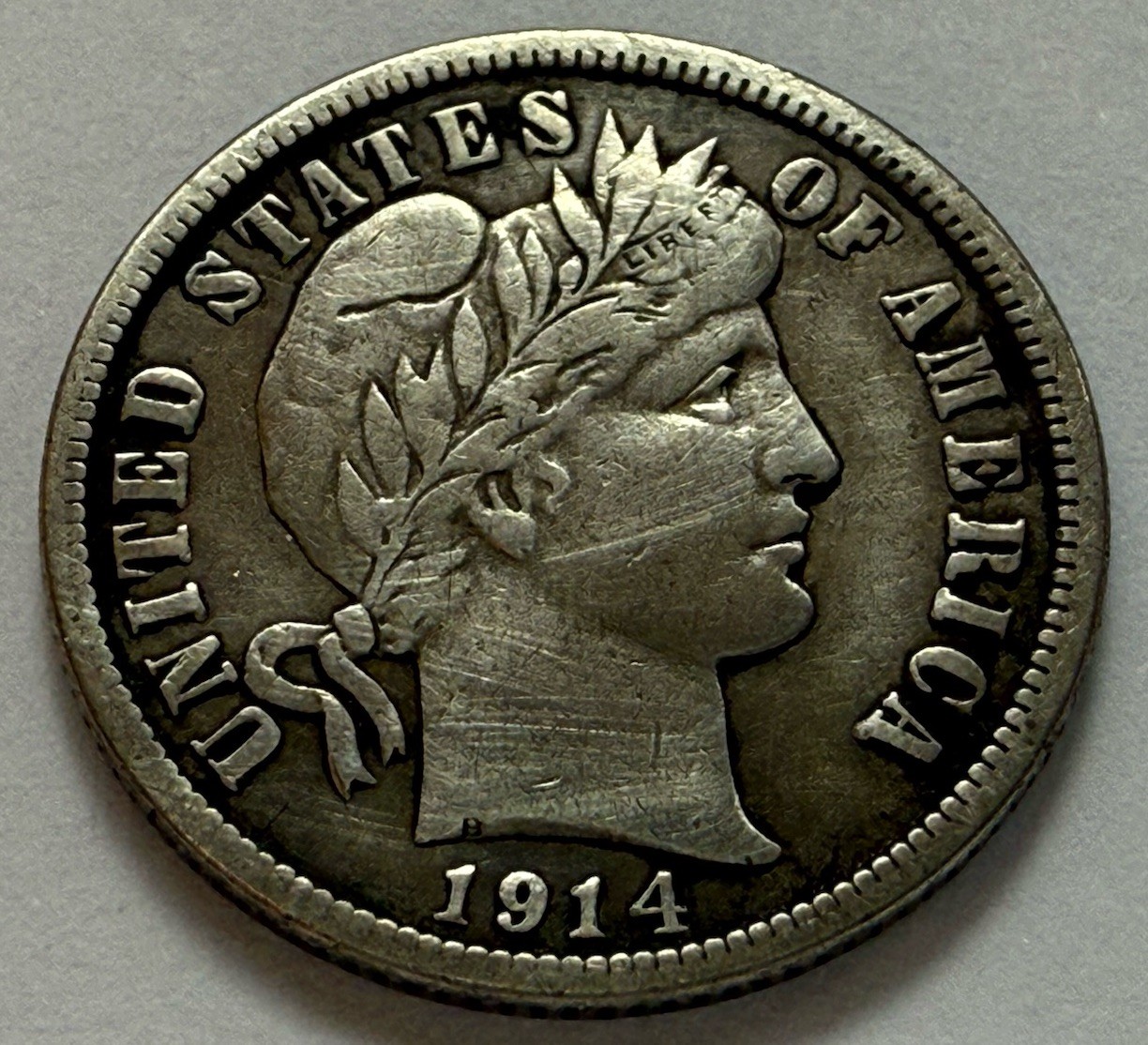 1914 BARBER DIME SILVER U.S. COIN * GET WHAT U C * SHIPS FREE