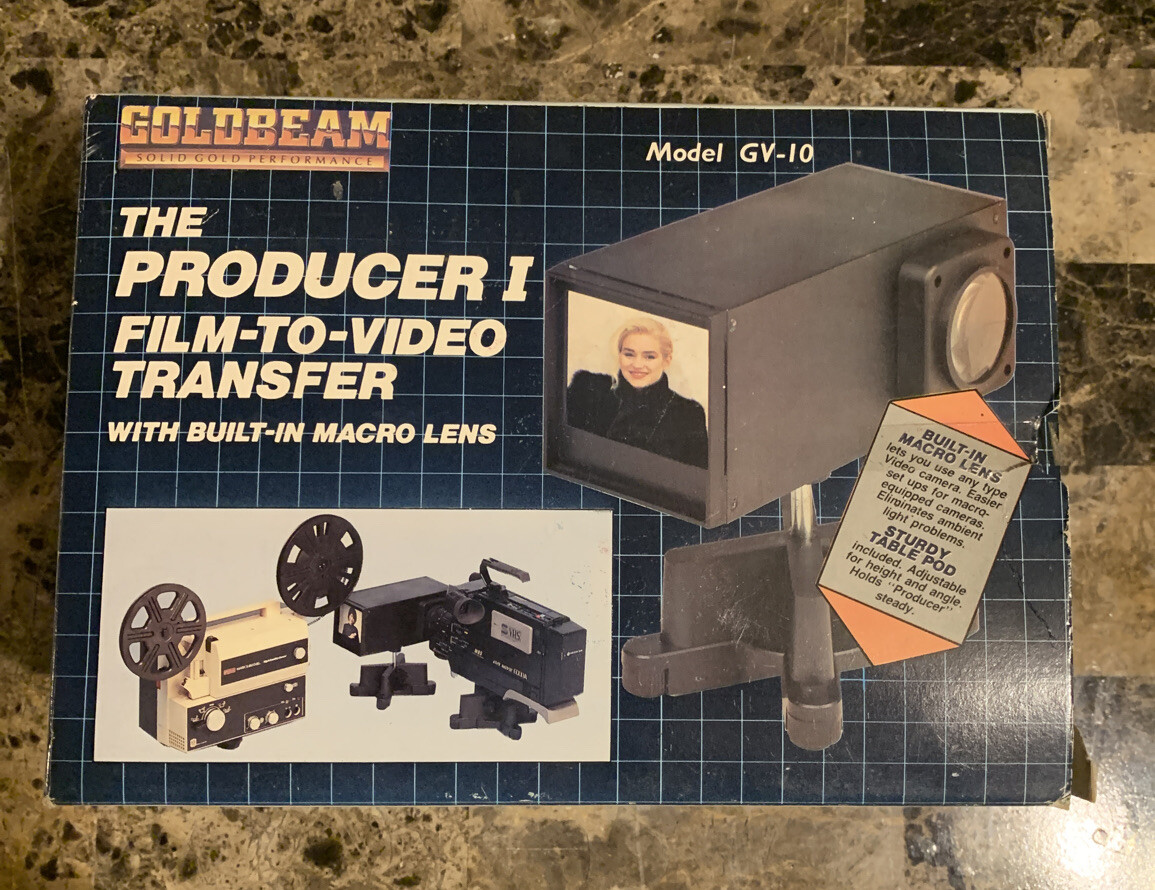 Vintage Gold beam The Producer I Film To Video Transfer GV-10