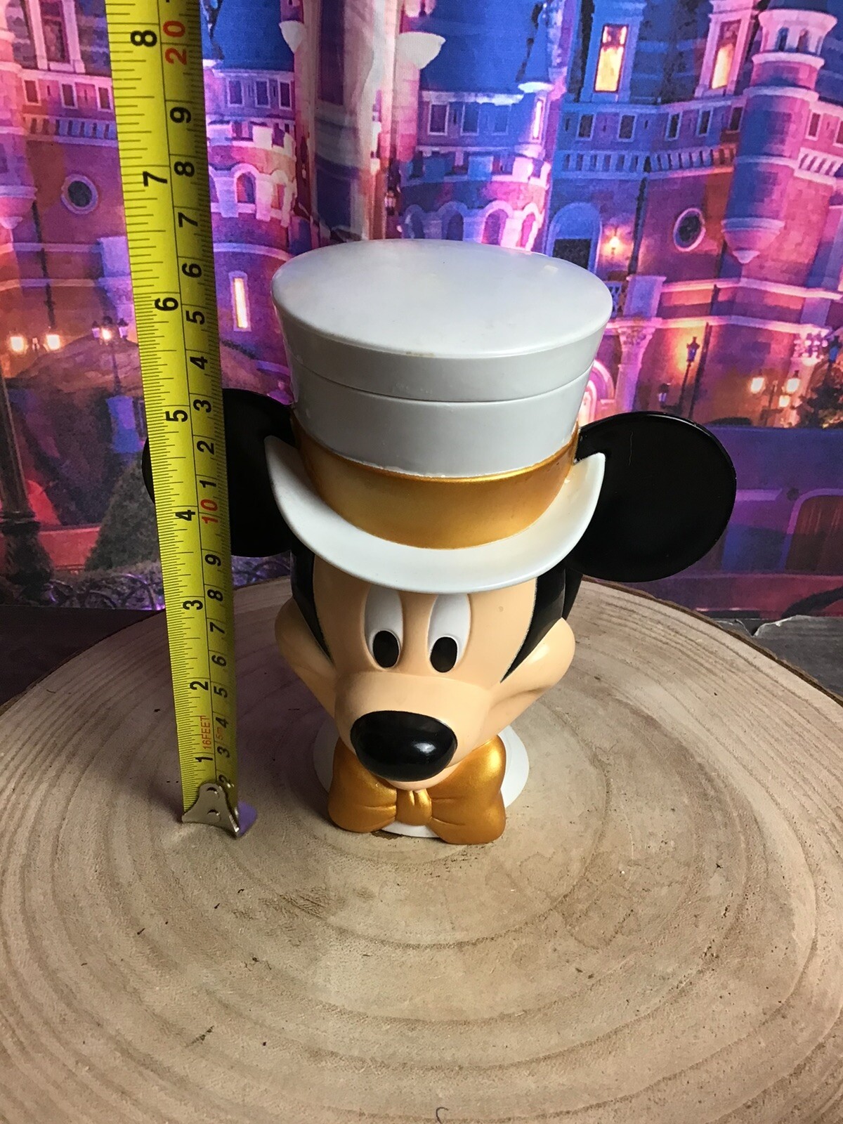 Disney On Ice Top Hat Mickey Mouse Sipper -preowned