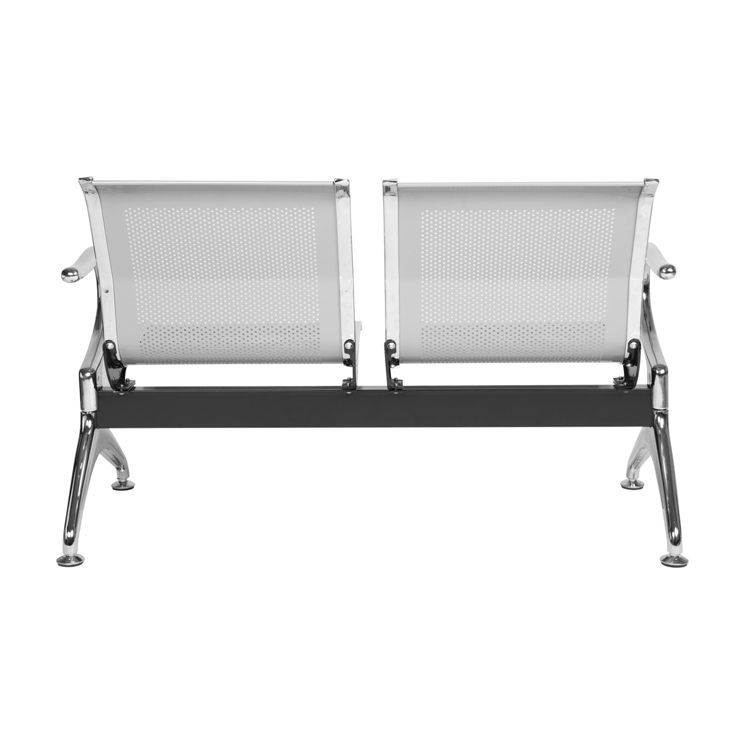 2 Seat Sliver Stainless Steel irport Hospital Bank Office Hallway Waiting Chair