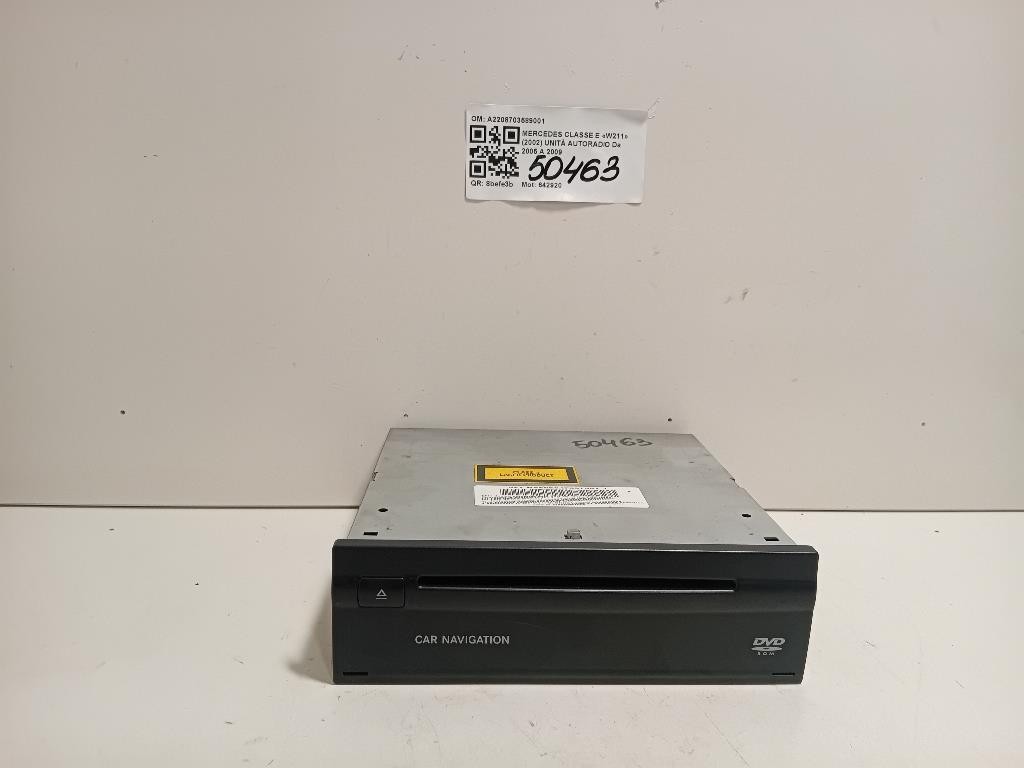 Car Radio For Mercedes Class E S. Wagon W211 A2208703589001 642920 (02>07)