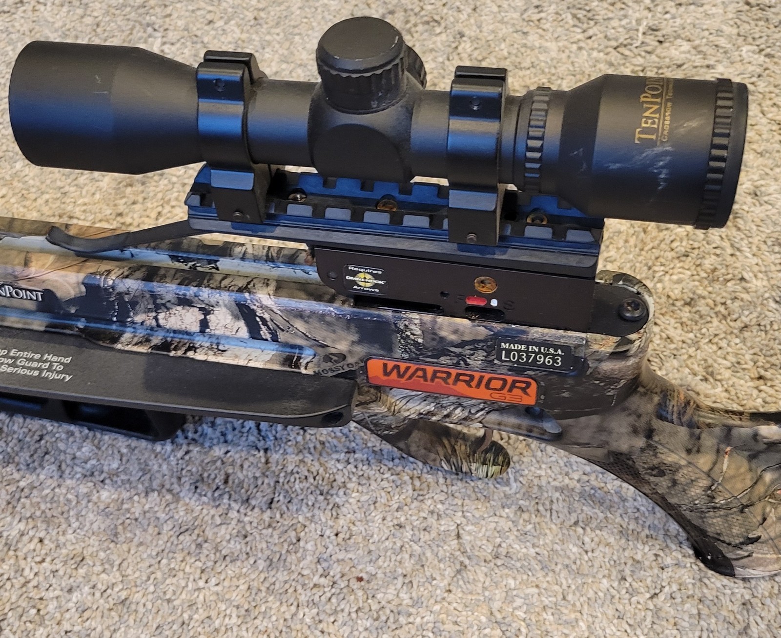 Wicked Ridge by TenPoint Warrior G3 Crossbow with 3x scope