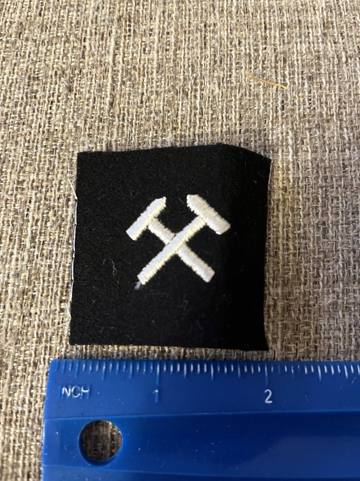 US Navy USN Shipfitter Black Job Rating Insignia Striker Patch INV12254