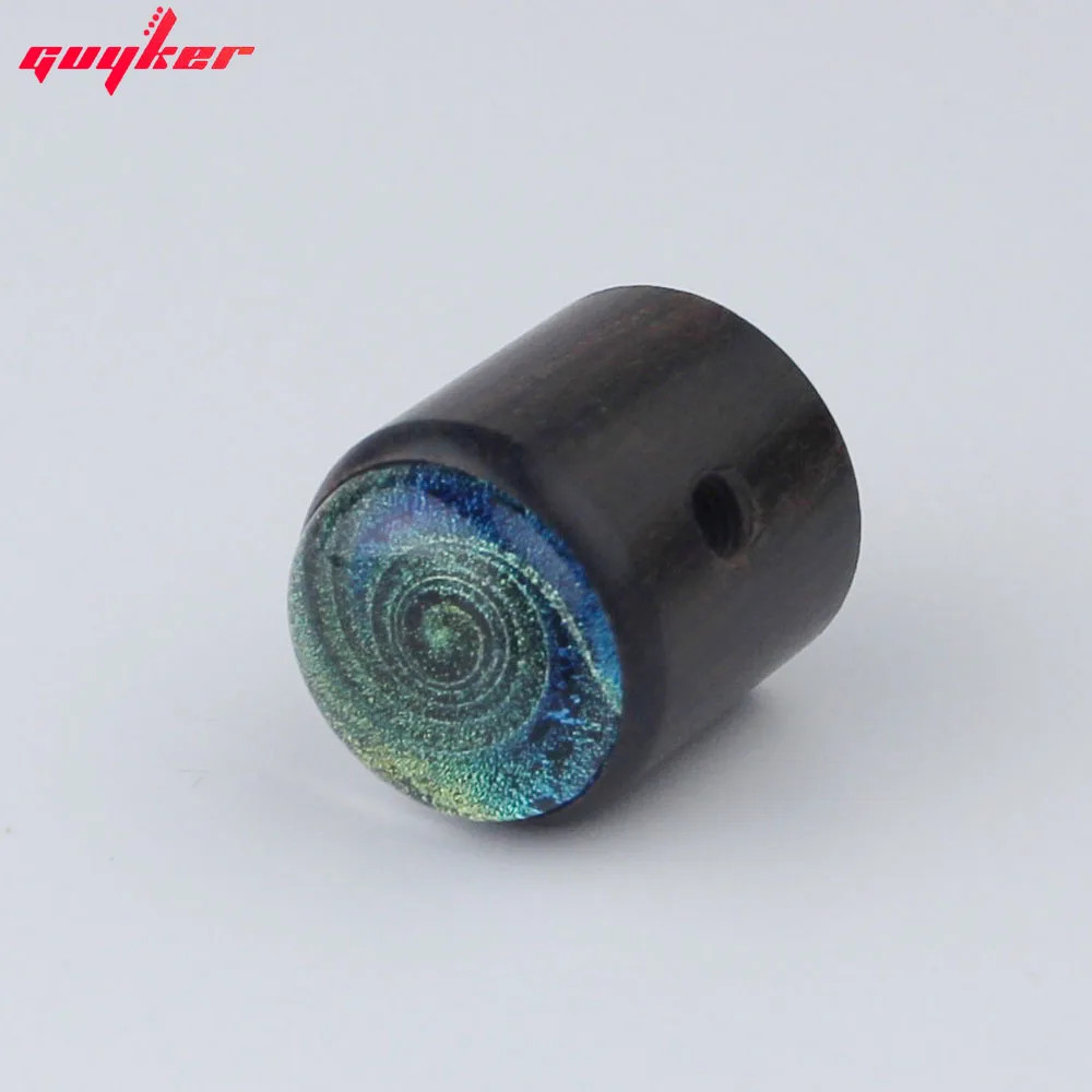 GUYKER Ebony Potentiometer Knob Starry Sky Inner Diameter 6MM for Guitar Bass